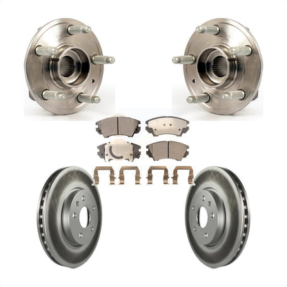 Kit de plaquettes de Rotor de frein à disque enduit d'assemblage de roulement de moyeu avant pour Chevrolet Camar