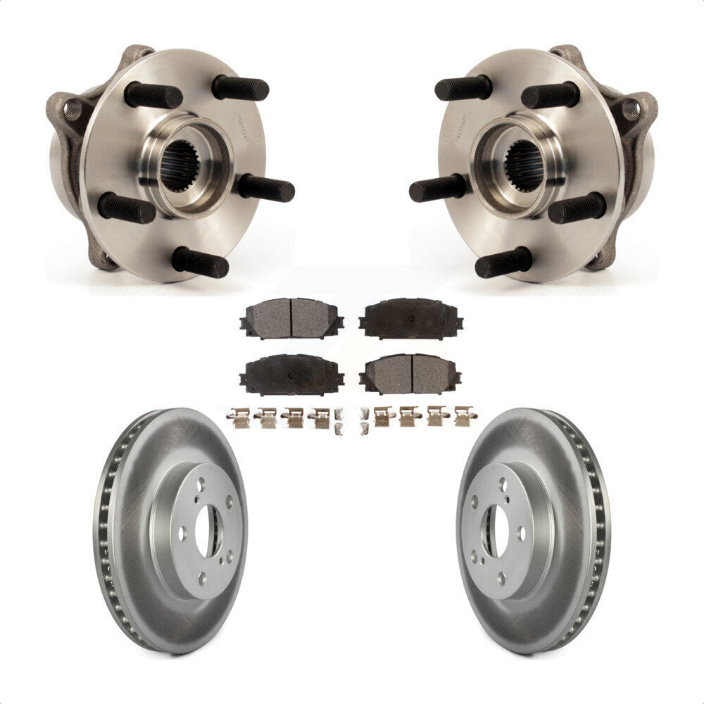 Kit de plaquettes de Rotor de frein, roulement de moyeu avant, pour Toyota Prius Lexus CT200h Plug-I