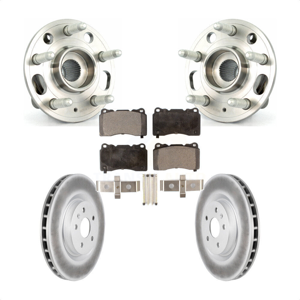 Kit de plaquettes de Rotor de frein, roulement de moyeu avant, pour Buick Regal avec étrier Brembo