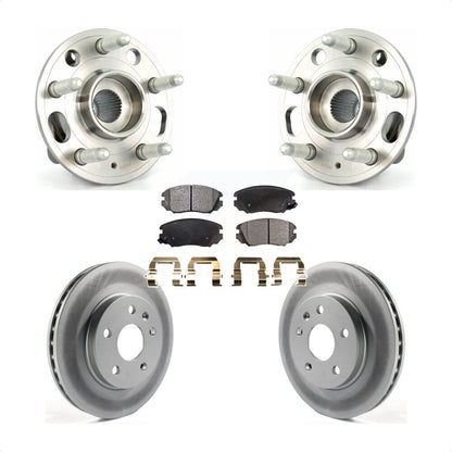 Kit de Rotor et plaquettes de frein revêtus de roulement de moyeu avant, pour Chevrolet Malibu Buick Rega