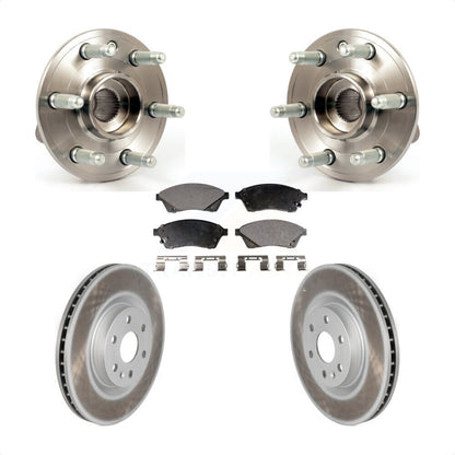 Kit de plaquettes de Rotor de frein enduit d'assemblage de roulement de moyeu avant, pour Cadillac SRX Saab 9-4