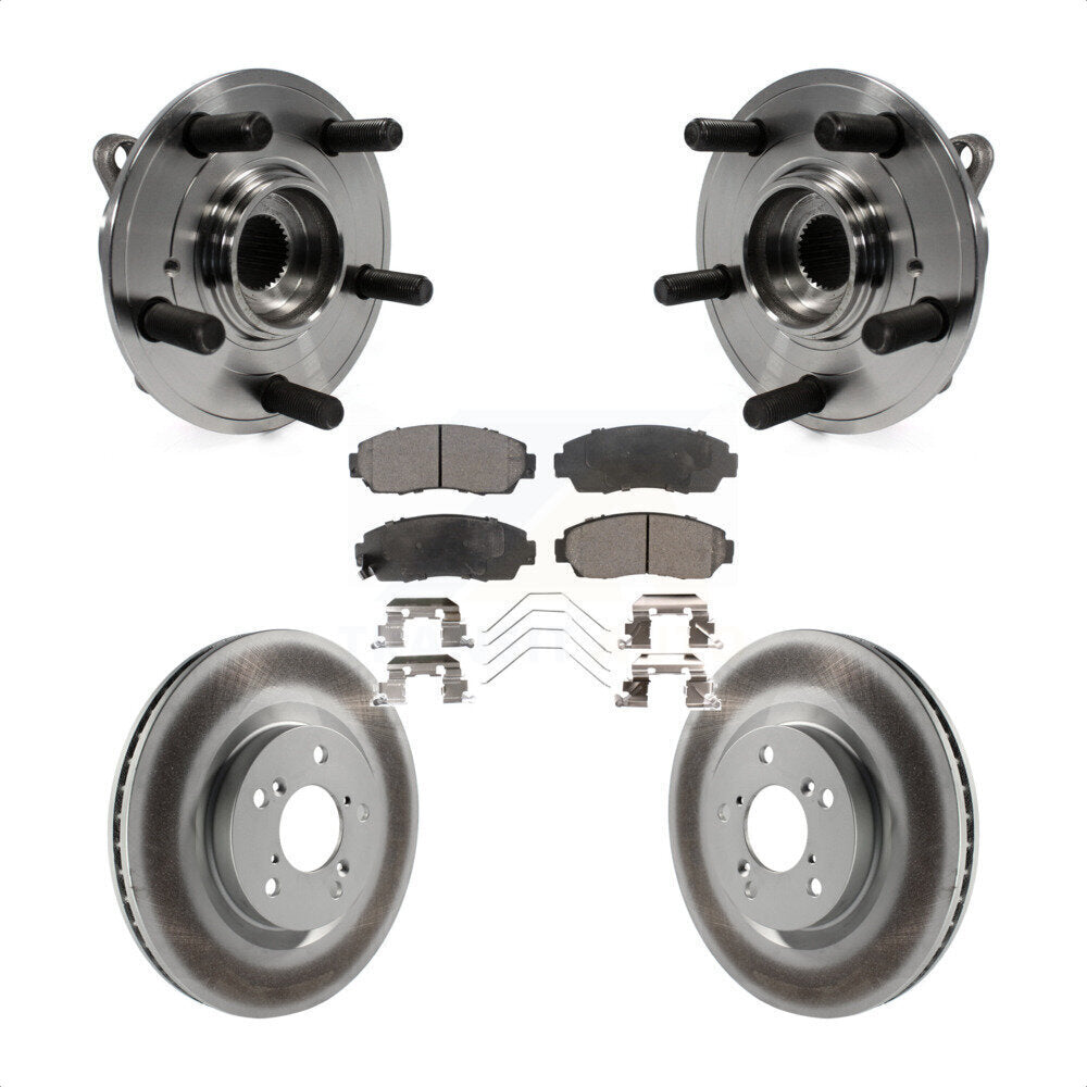 Kit de plaquettes de Rotor de frein, ensemble de roulements de moyeu avant, pour Honda Odysse 2011 – 2014