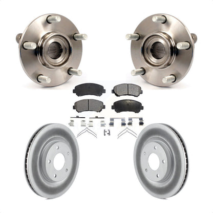 Ensemble de roulement de moyeu avant, Rotor de frein et plaquettes revêtus, Kit pour Nissan Rogue Selec