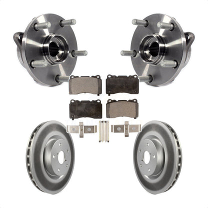 Ensemble de roulement de moyeu avant, Kit de plaquettes de Rotor de frein revêtues pour Subaru Impreza WRX ST