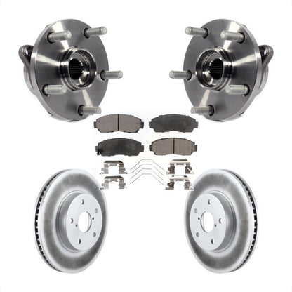 Kit de rotor et de plaquettes de frein revêtus de roulement de moyeu avant, pour Subaru Legacy 2016 2.5 – 2019