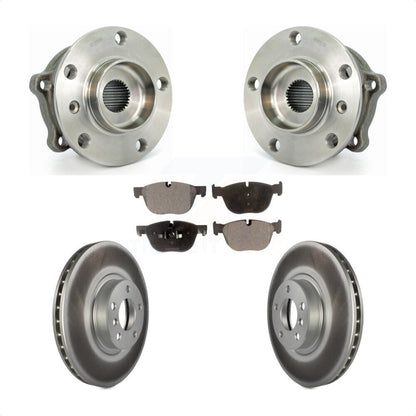 Kit de plaquettes de Rotor de frein à disque enduit de roulement de moyeu avant, pour BMW X5 X6 M12 X 1.5 Threa