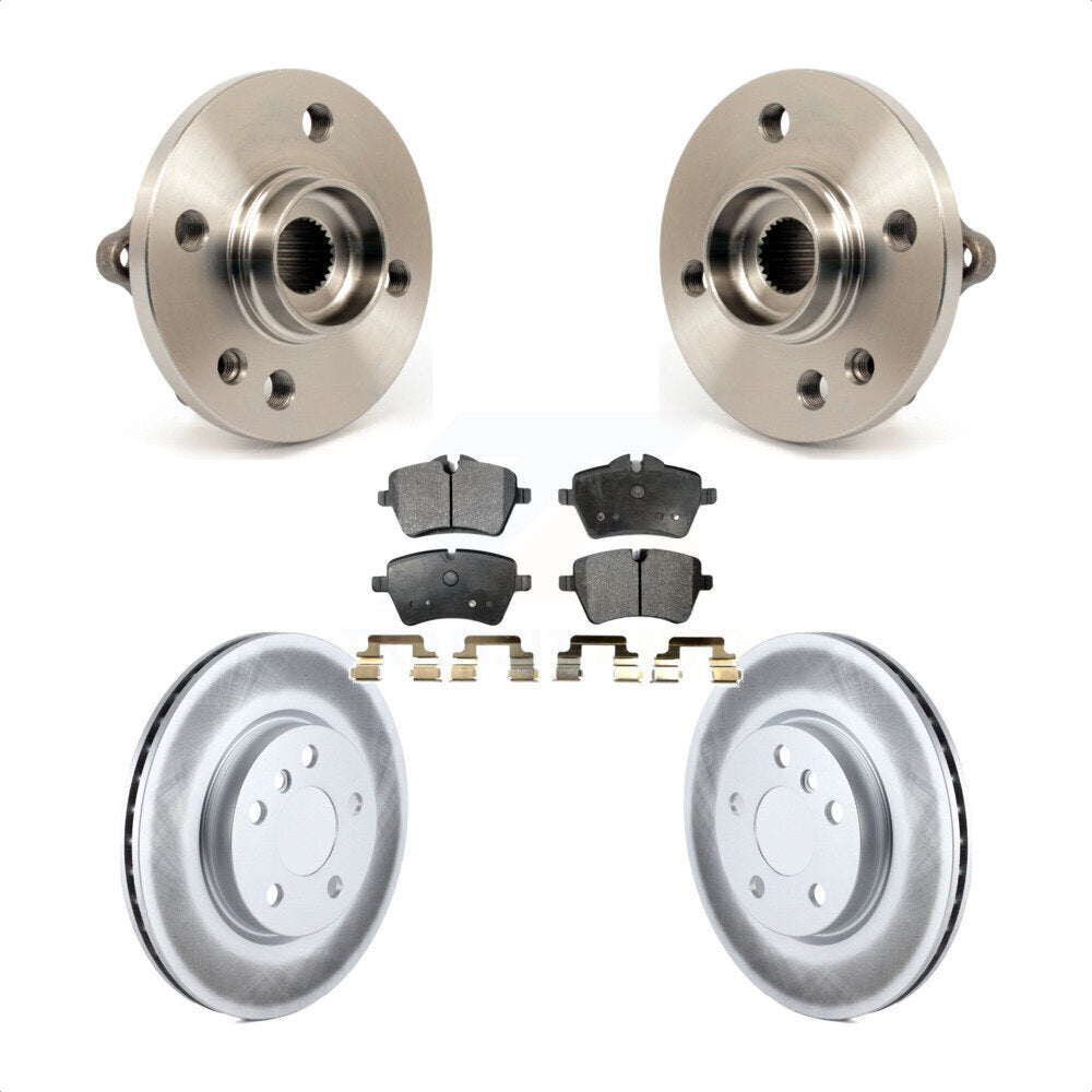 Kit de plaquettes de Rotor de frein à disque revêtu de roulement de moyeu avant, pour Mini Cooper 2014 – 2015 1.6