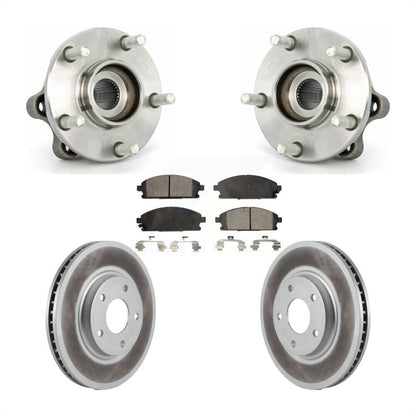 Ensemble de roulement de moyeu avant, Kit de plaquettes de Rotor de frein revêtues pour Nissan Ques 2004 – 2009