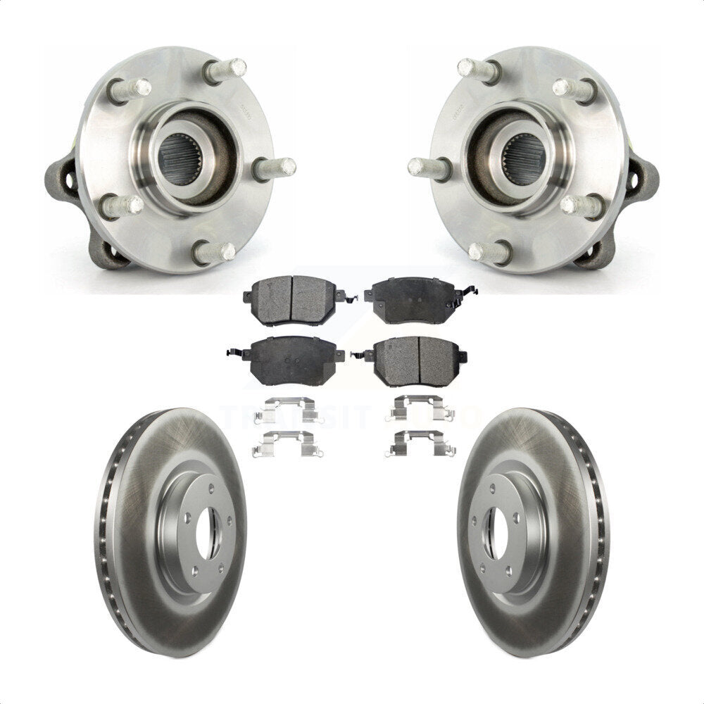 Kit de plaquettes de rotor de frein, ensemble de roulements de moyeu avant, pour Nissan Muran 2003 – 2004