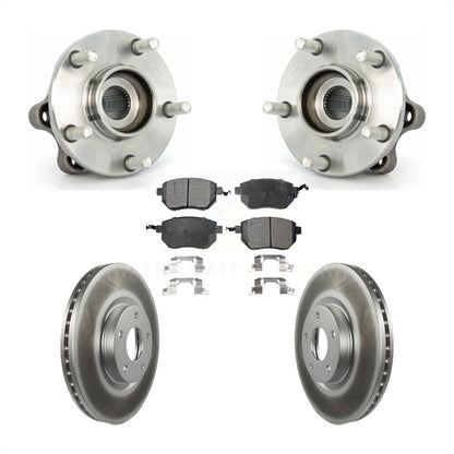 Kit de plaquettes de rotor de frein, ensemble de roulements de moyeu avant, pour Nissan Muran 2003 – 2004