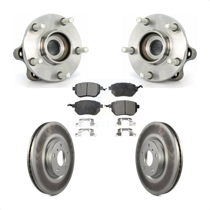 Kit de plaquettes de rotor de frein, ensemble de roulements de moyeu avant, pour Nissan Muran 2005 – 2007