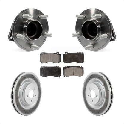 Kit de plaquettes de Rotor de frein, manteau de roulement de moyeu avant, pour Dodge Charger Challenger Chrysler