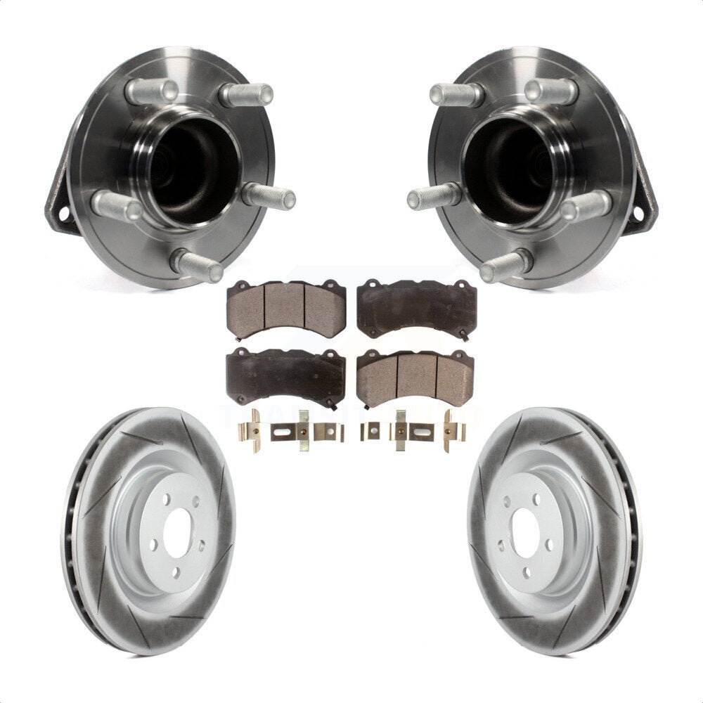 Kit de plaquettes de Rotor de frein, ensemble de roulements de moyeu avant, pour Dodge Challenger Charge