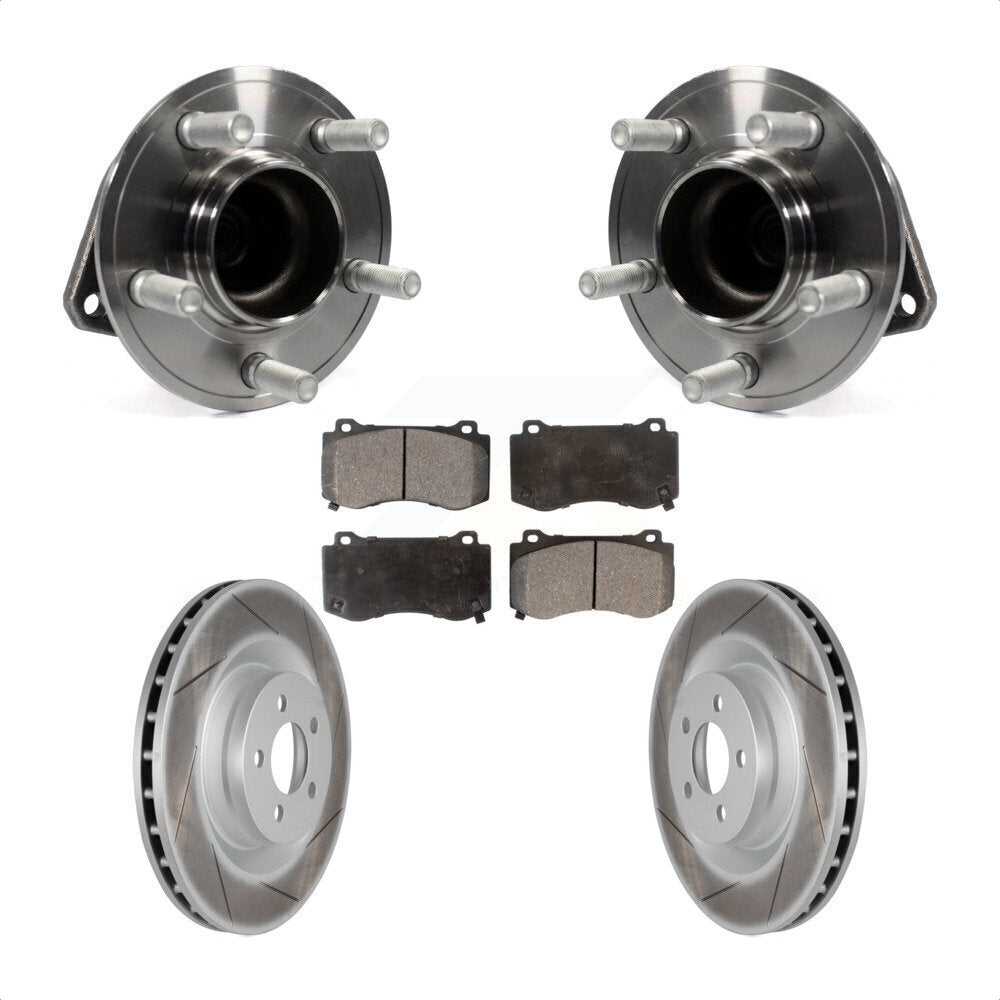 Kit de plaquettes de Rotor de frein, manteau de roulement de moyeu avant, pour Dodge Charger Challenger Chrysler