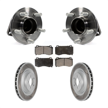 Kit de plaquettes de Rotor de frein, manteau de roulement de moyeu avant, pour Dodge Charger Challenger Chrysler
