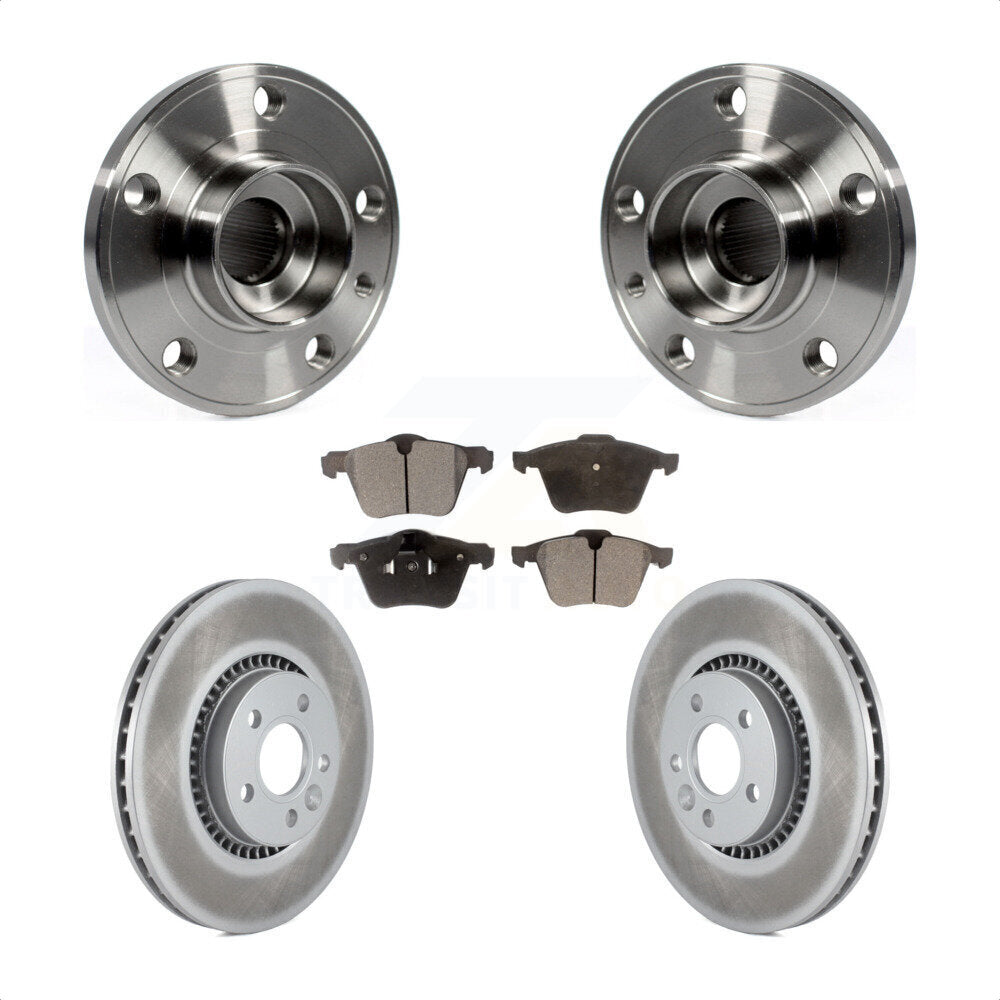 Kit de plaquettes de Rotor de frein, roulement de moyeu avant, pour Volvo XC70 S60 V60 S80 Cross V7