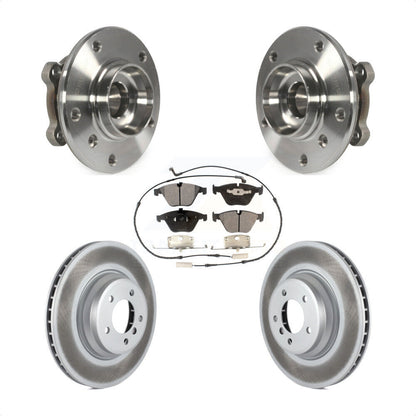 Kit de plaquettes de Rotor de frein revêtues de roulement de moyeu avant, pour BMW X1 xDrive35i 2013 avec AW