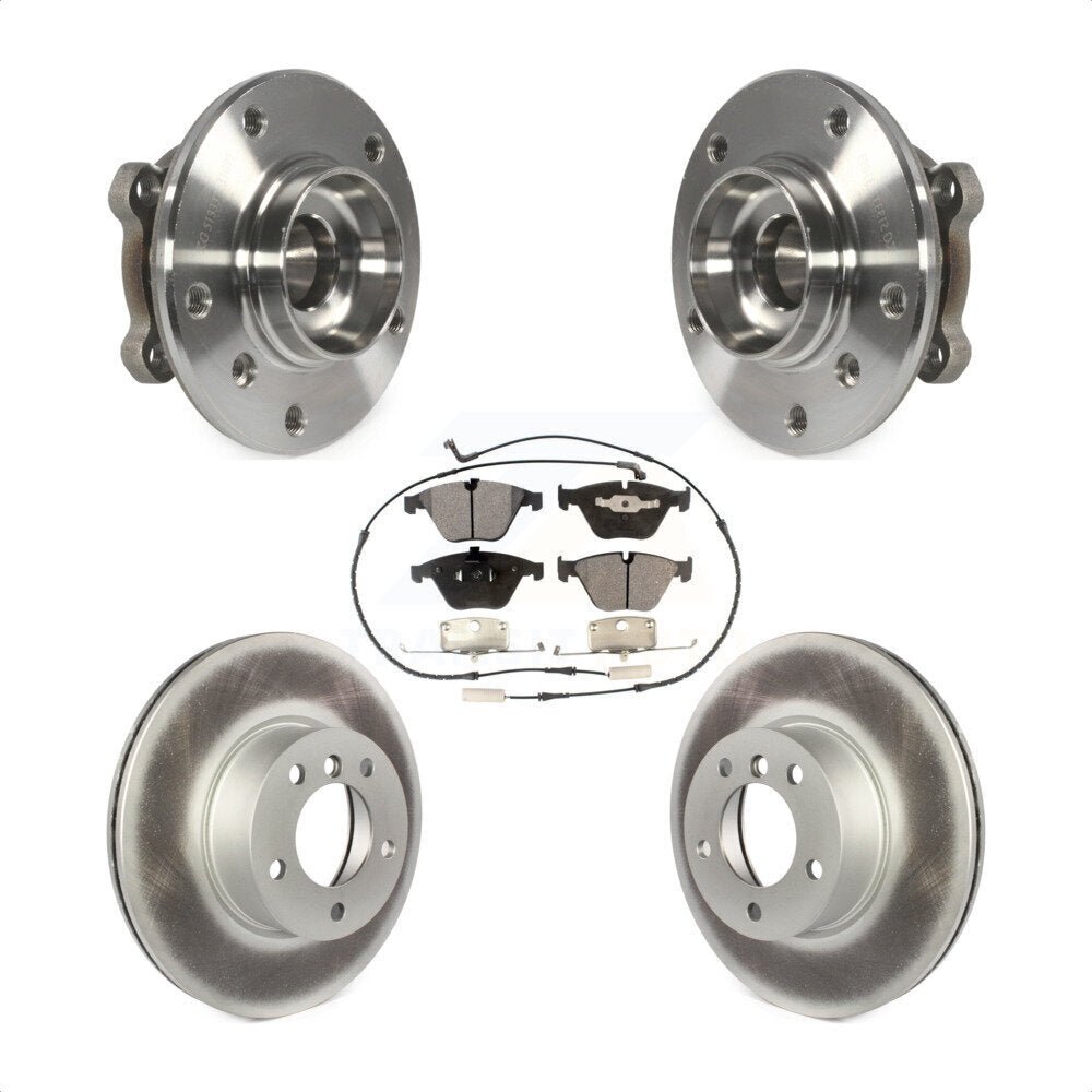 Kit de plaquettes de Rotor de frein revêtues de roulement de moyeu avant, pour BMW X1 xDrive28i 13-15 avec AW