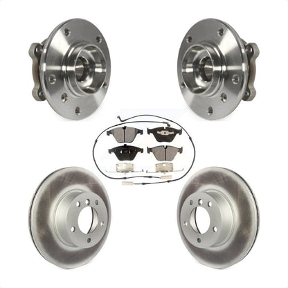 Kit de plaquettes de Rotor de frein revêtues de roulement de moyeu avant, pour BMW X1 xDrive28i 13-15 avec AW