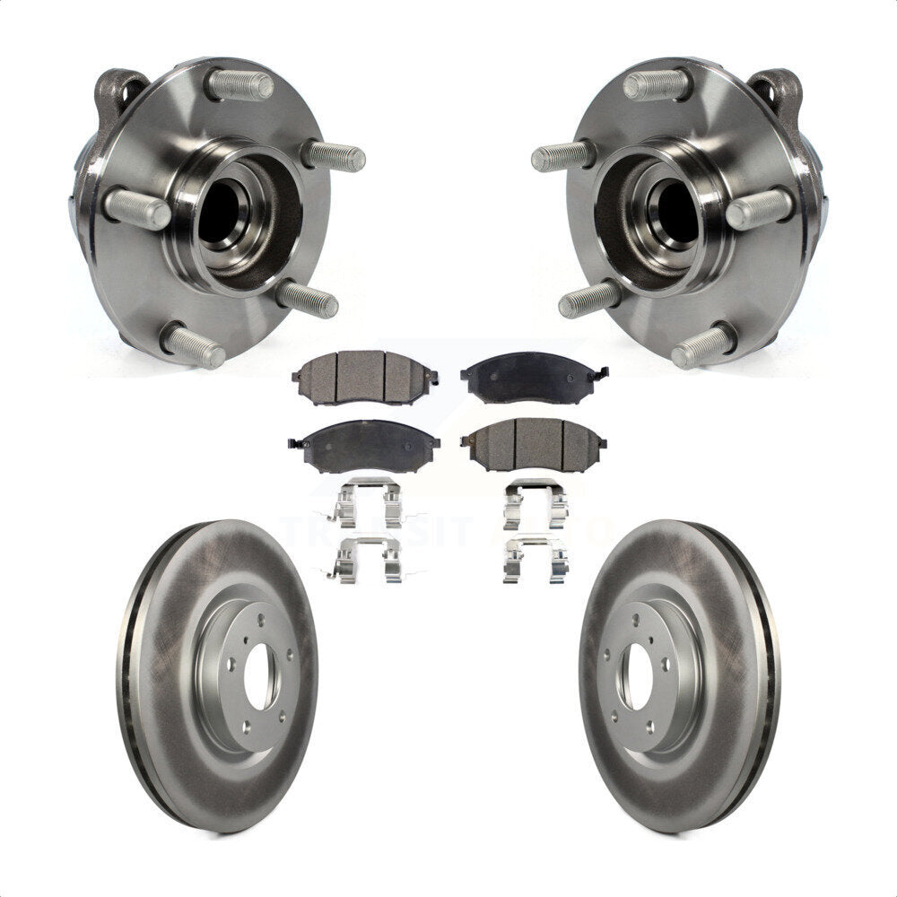 Kit de plaquettes de Rotor de frein, manteau de roulement de moyeu avant, pour INFINITI EX35 Nissan 370Z G35 M3