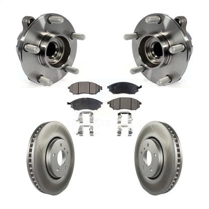Kit de plaquettes de Rotor de frein enduit d'assemblage de roulement de moyeu avant pour INFINITI FX35 FX37 RW