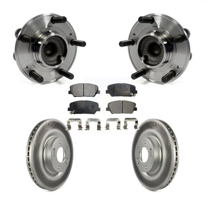 Kit de plaquettes de Rotor de frein enduites d'assemblage de roulement de moyeu avant pour Hyundai Genesis Coup