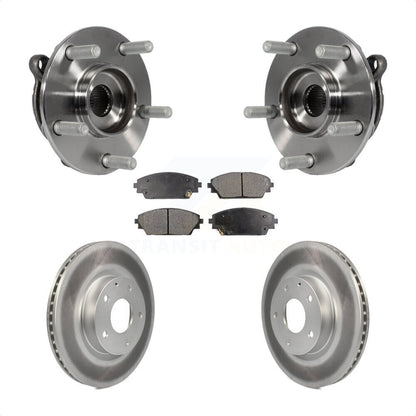 Ensemble de roulement de moyeu avant, Rotor de frein enduit et Kit de plaquettes pour Mazda 3 CX-3 Spor
