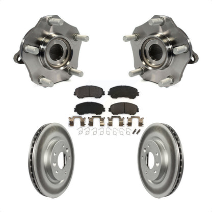 Kit de plaquettes de Rotor de frein à disque revêtu de roulement de moyeu avant, pour Nissan Rogue Sport Qashqa