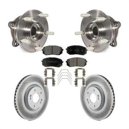 Kit de plaquettes de Rotor de frein à disque enduit de roulement de moyeu avant, pour Hyundai Sonata Kia Optim