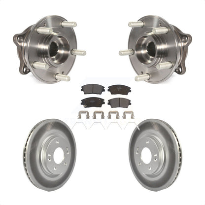 Kit de Rotor et de plaquettes de frein enduits de roulement de moyeu avant, pour Hyundai Tucson Kia Sportag