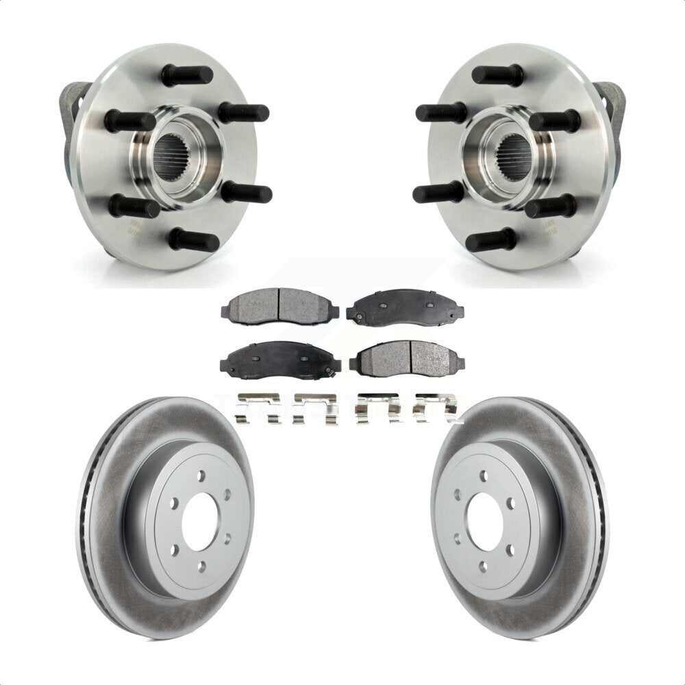 Kit de plaquettes de Rotor de frein, roulement de moyeu avant, pour Dodge Dakota 4WD avec 2 roues AB