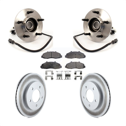 Kit de plaquettes de Rotor de frein revêtues de roulement de moyeu avant, pour Ford F-150 4WD avec 4 roues AB