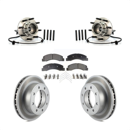 Kit de rotor et de plaquettes de frein avec roulement de moyeu avant, pour Ford Excursion 4W 2001 – 2005