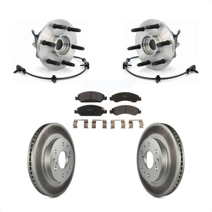 Kit de Rotor et plaquettes de frein revêtus de roulement de moyeu avant, pour Chevrolet GMC Silverado 150