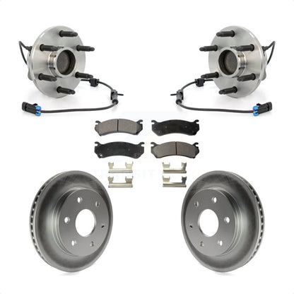 Kit de plaquettes de Rotor de frein revêtues de roulement de moyeu avant, pour Chevrolet Astro GMC Safari RW