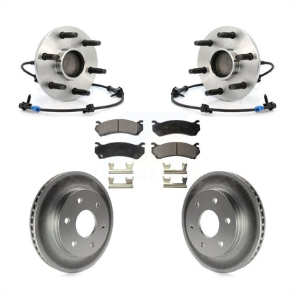 Kit de plaquettes de Rotor de frein enduit de roulement de moyeu avant, pour Chevrolet GMC Silverado 1500 X
