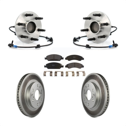 Kit de Rotor et plaquettes de frein revêtus de roulement de moyeu avant, pour Chevrolet GMC Silverado 150