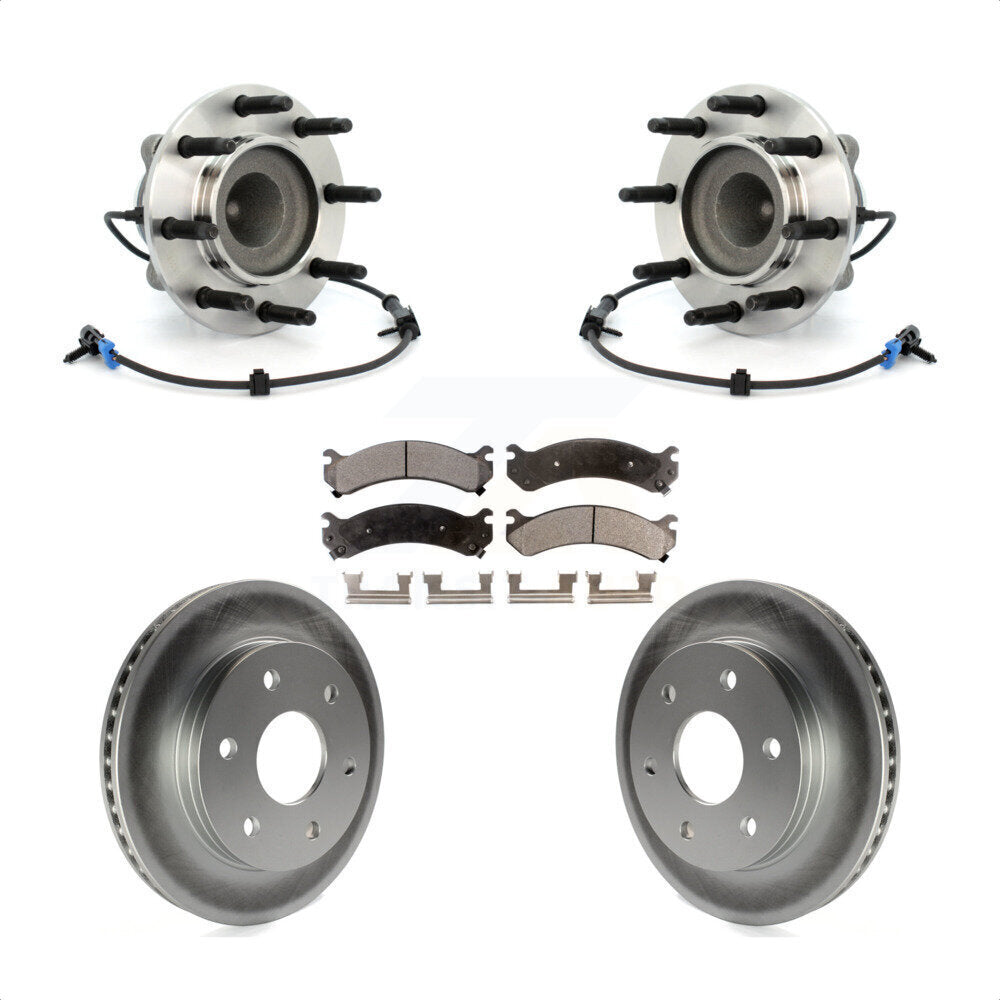 Kit de plaquettes de Rotor de frein, roulement de moyeu avant, pour Chevrolet Express 2500 GMC Savan