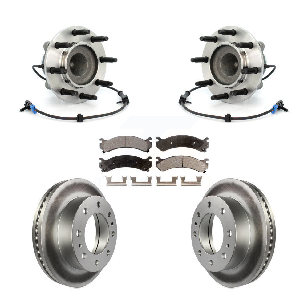 Kit de plaquettes de Rotor de frein, roulement de moyeu avant, pour Chevrolet Express 4500 GMC Savan