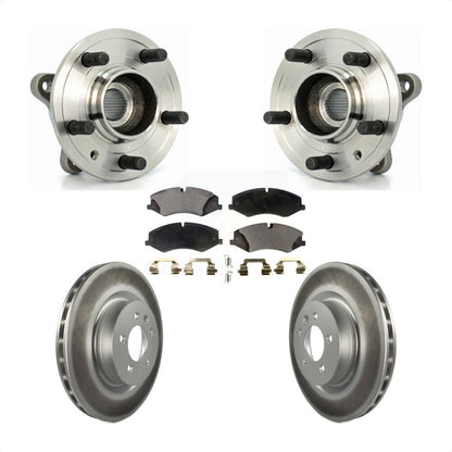 Kit de plaquettes de Rotor de frein à disque revêtu de roulement de moyeu avant, pour Land Rover Range Sport LR