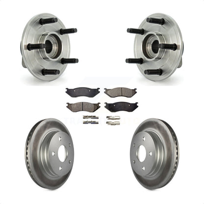 Kit de plaquettes de Rotor de frein, roulement de moyeu avant, pour Dodge Ram 1500 avec roue à 5 écrous