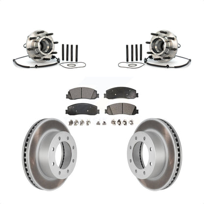 Kit de plaquettes de Rotor de frein enduit de roulement de moyeu avant pour Ford F-350 Super Duty 4W 08-10
