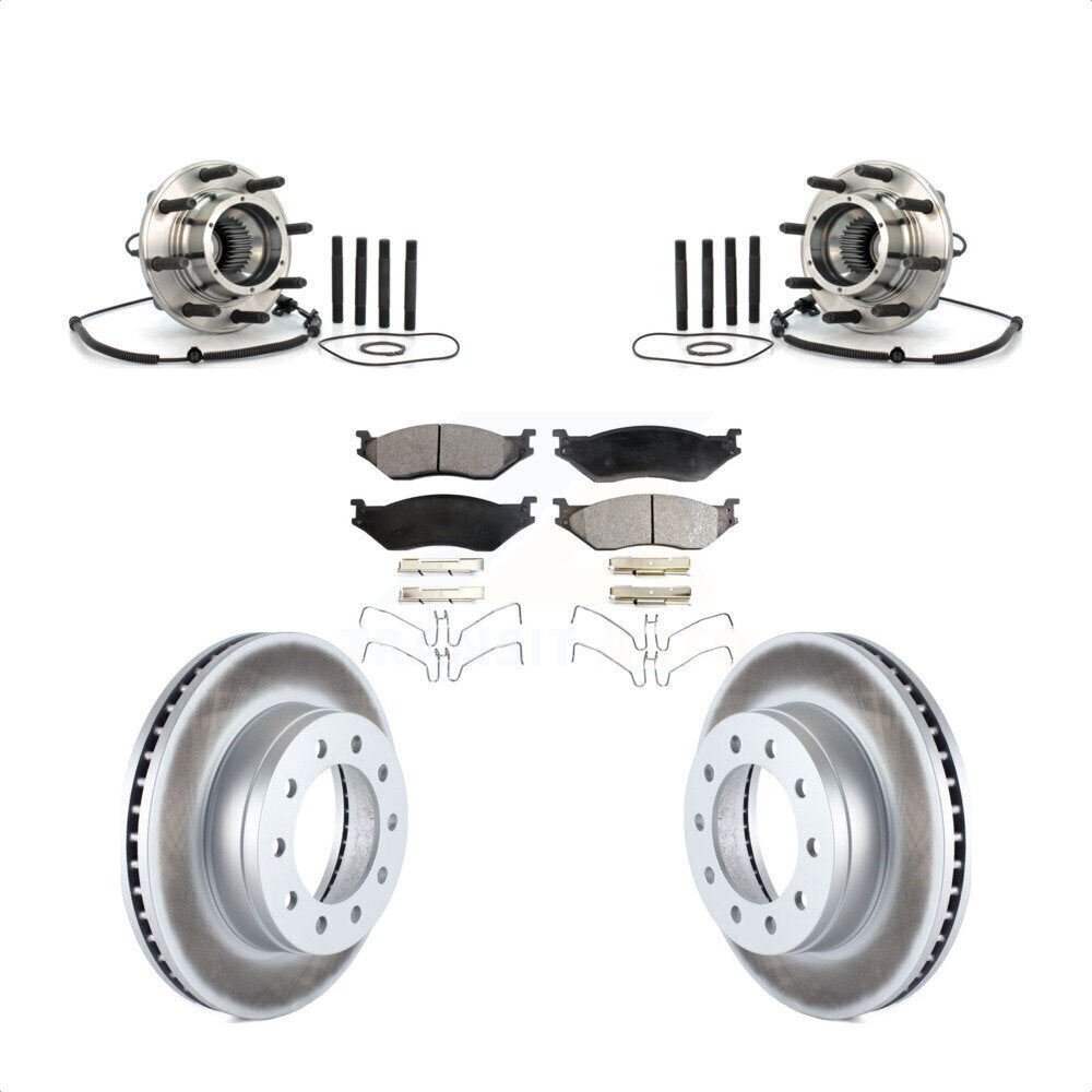 Kit de plaquettes de Rotor de frein, roulement de moyeu avant, pour Ford F-550 Super Duty 4 X 2010