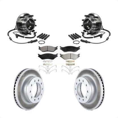 Kit de plaquettes de Rotor de frein, roulement de moyeu avant, pour Ford F-550 Super Duty 4 X 05-10