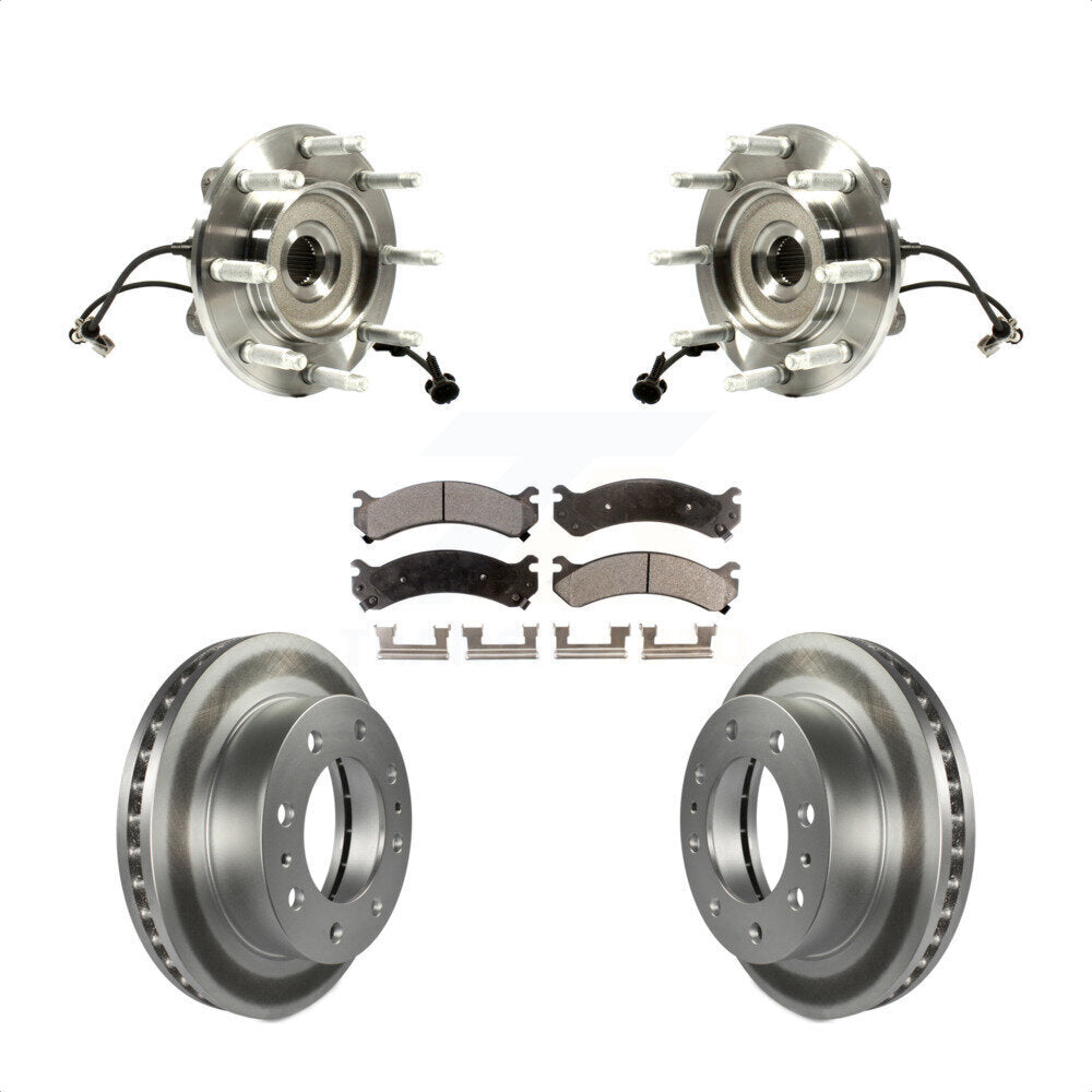 Kit de plaquettes de Rotor de frein, roulement de moyeu avant, pour GMC Chevrolet Sierra 2500 HD 150