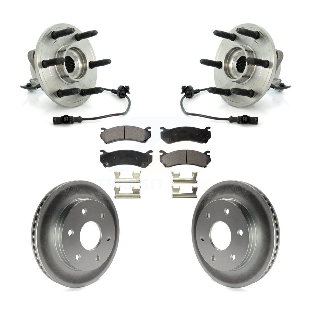 Kit de plaquettes de Rotor de frein, ensemble de roulements de moyeu avant, pour Chevrolet Silverado 150