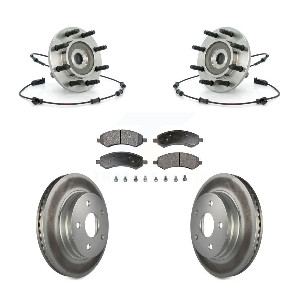 Kit de plaquettes de Rotor de frein, roulement de moyeu avant, pour Dodge Ram 1500 avec roue à 8 écrous