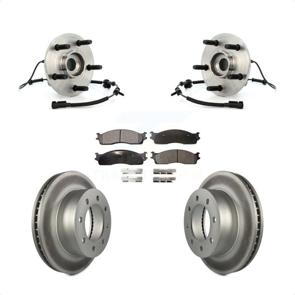 Kit de plaquettes de Rotor de frein, roulement de moyeu avant, pour Dodge Ram 1500 avec roue à 5 écrous