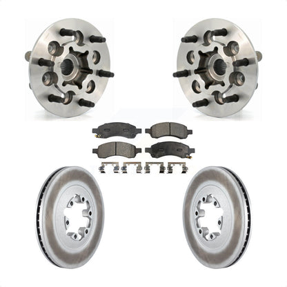 Kit de Rotor et de plaquettes de frein revêtus de roulement de moyeu avant, pour Chevrolet Colorado GMC Canyo