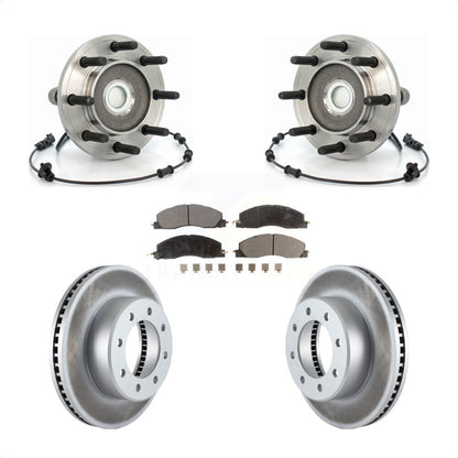 Kit de plaquettes de Rotor de frein, ensemble de roulements de moyeu avant, pour Dodge Ram 2500 3500 RW